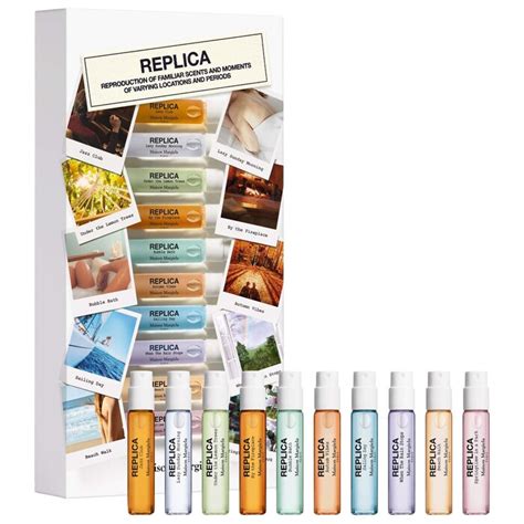 'replica' memory box mini perfume sampler set|sephora replica memory box set.